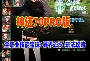 DNF单机版 70级神迹PRO版网游单机，全职业技能宝珠异界235 网单