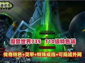 网游单机 精品魔兽110级单机版 传奇特色端 灵甲装备特色技能 特殊戒指各特色活动等可局域网外网+GM 网单