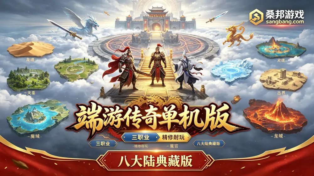 端游传奇单机版 三职业 精修耐玩 八大陆典藏版 网单游戏下载