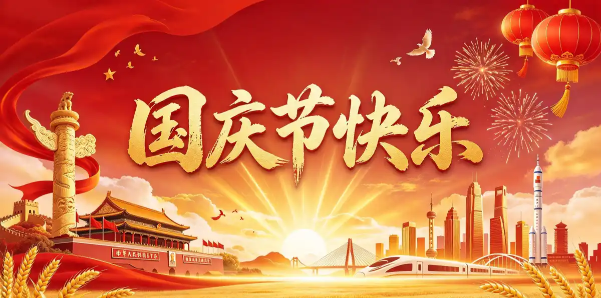 祝大家国庆节快乐