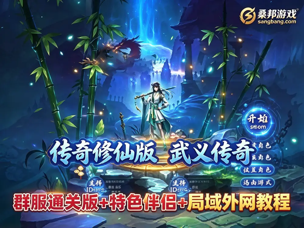 传奇网单 武义传奇网游单机 群服通关版 特色的侠侣系统 武侠修仙题材 局域外网安装教程