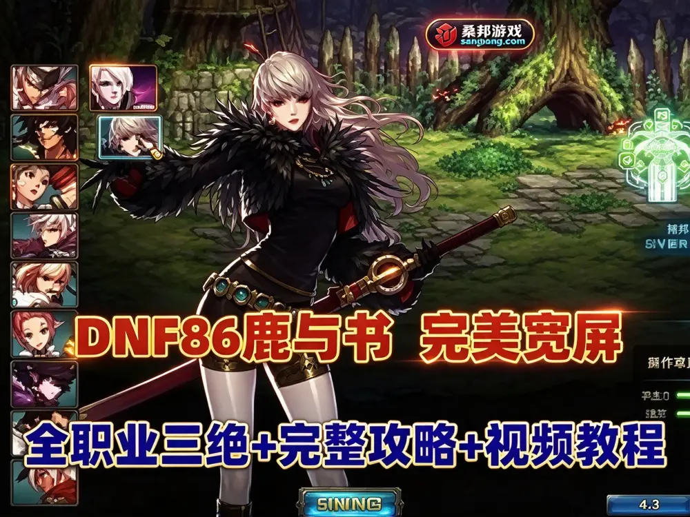 热门网单 DNF86网游单机版 鹿与书全职业三绝仿官 真二觉被动护石GM工具 详细玩法攻略+GM及教程